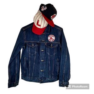 Boston Red Sox Mens Levis Jean Jacket S New Era And American Needle Headwear MLB